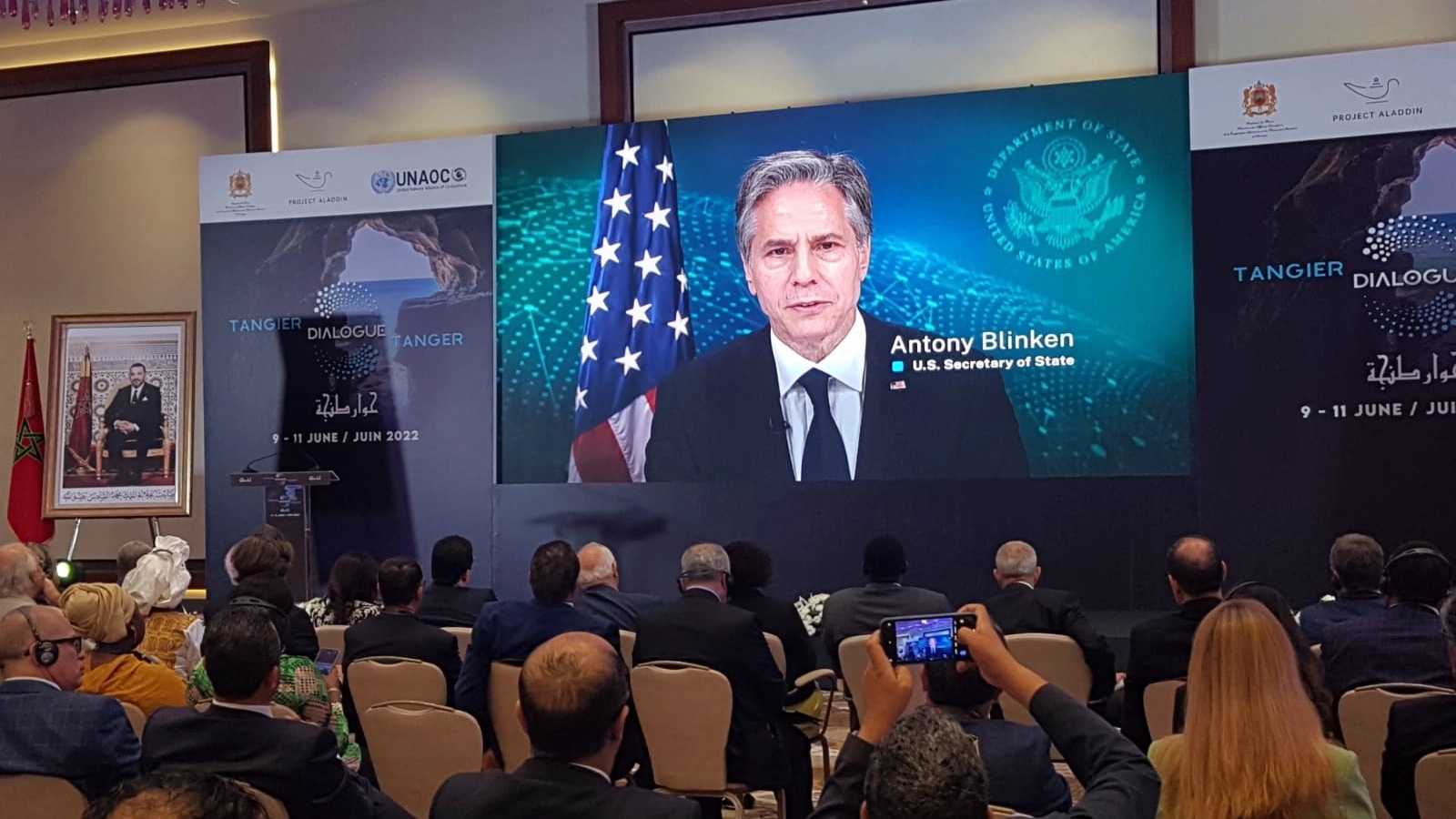 U.S. Secretary of State lauds Morocco and Project Aladdin efforts in building bridges between cultures, Fighting Racism, Fanaticism 